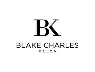 Blake Charles Salon logo design by BrainStorming