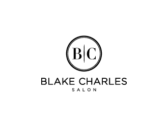 Blake Charles Salon logo design by BrainStorming