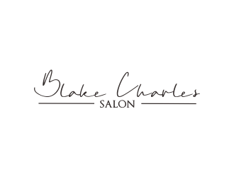 Blake Charles Salon logo design by Greenlight