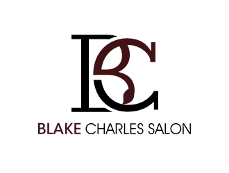 Blake Charles Salon logo design by Suvendu