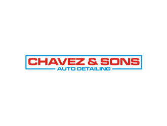 Chavez & Sons Auto Detailing logo design by Diancox