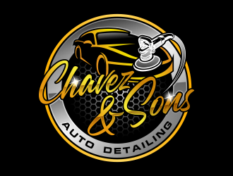 Chavez & Sons Auto Detailing logo design by Cekot_Art
