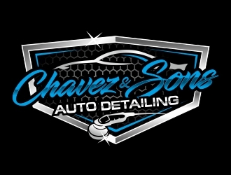 Chavez & Sons Auto Detailing logo design by ruki