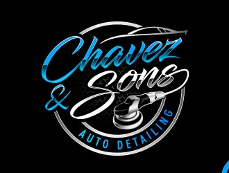 Chavez & Sons Auto Detailing logo design by daywalker