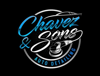 Chavez & Sons Auto Detailing logo design by daywalker