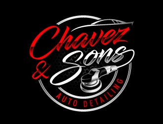 Chavez & Sons Auto Detailing logo design by daywalker