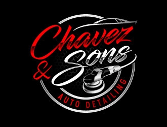 Chavez & Sons Auto Detailing logo design by daywalker