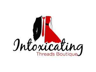 Intoxicating Threads Boutique  logo design by aryamaity