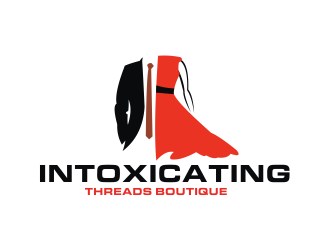 Intoxicating Threads Boutique  logo design by Greenlight