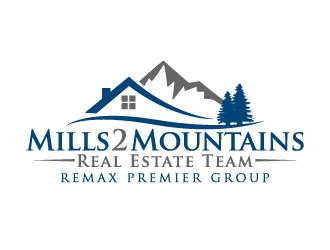 Mills 2 Mountains Real Estate Team logo design by jaize
