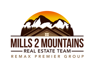 Mills 2 Mountains Real Estate Team logo design by kunejo