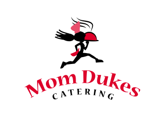 Mom Dukes Catering logo design by BeDesign
