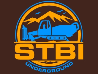 STBI underground logo design by SDLOGO