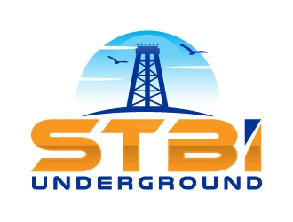 STBI underground logo design by AamirKhan