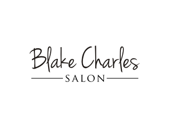 Blake Charles Salon logo design by Barkah