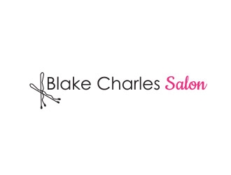 Blake Charles Salon logo design by not2shabby