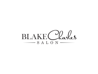 Blake Charles Salon logo design by pakderisher
