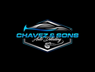 Chavez & Sons Auto Detailing logo design by wongndeso