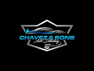 Chavez & Sons Auto Detailing logo design by wongndeso