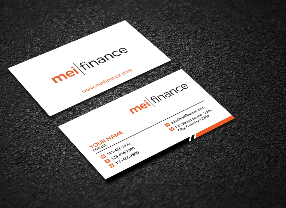 MEI Finance logo design by LogOExperT