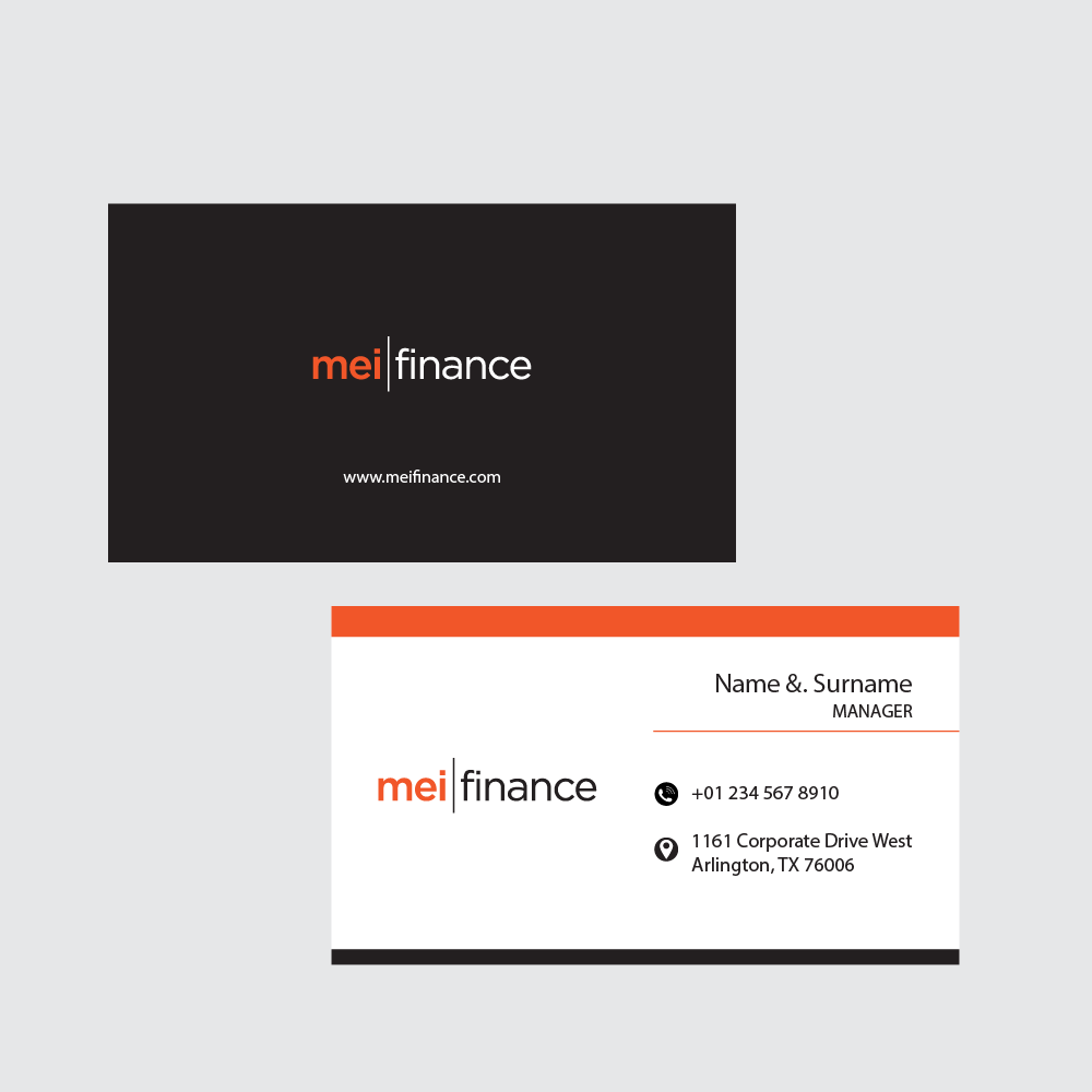 MEI Finance logo design by enan+graphics