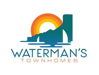 Watermans Townhomes logo design by DreamLogoDesign