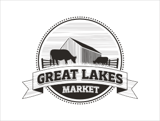 Great Lakes Market logo design by catalin