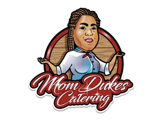 Mom Dukes Catering logo design by DreamLogoDesign