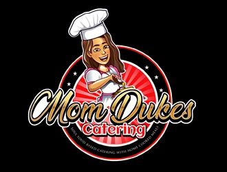 Mom Dukes Catering logo design by DreamLogoDesign