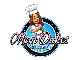 Mom Dukes Catering logo design by DreamLogoDesign