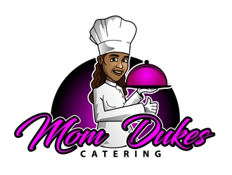 Mom Dukes Catering logo design by DreamLogoDesign