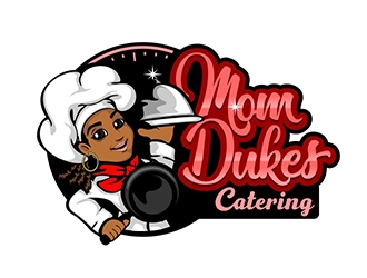 Mom Dukes Catering logo design by veron