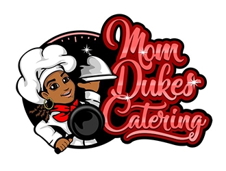 Mom Dukes Catering logo design by veron