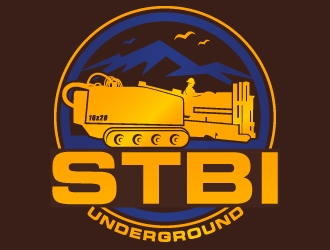 STBI underground logo design by SDLOGO