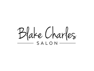 Blake Charles Salon logo design by Dakon