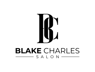 Blake Charles Salon logo design by Dakon