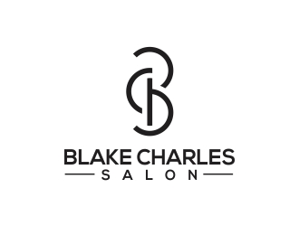 Blake Charles Salon logo design by rokenrol
