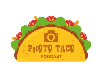 Photo Taco Podcast logo design by Frenic