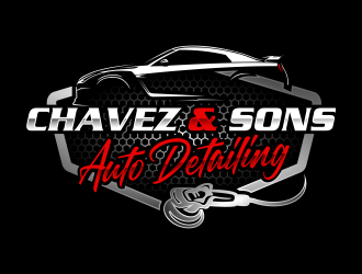 Chavez & Sons Auto Detailing logo design by Cekot_Art