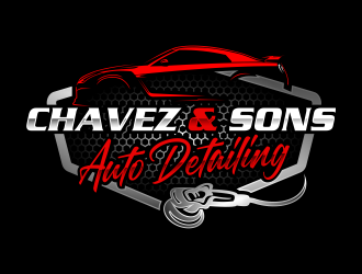 Chavez & Sons Auto Detailing logo design by Cekot_Art
