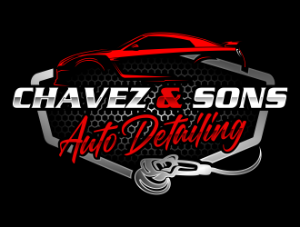 Chavez & Sons Auto Detailing logo design by Cekot_Art
