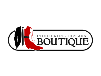 Intoxicating Threads Boutique  logo design by mr_n
