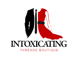 Intoxicating Threads Boutique  logo design by mr_n