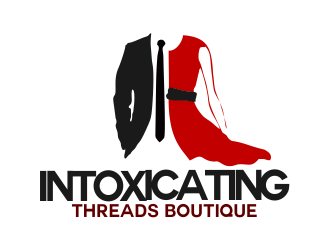 Intoxicating Threads Boutique  logo design by mr_n