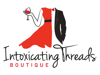Intoxicating Threads Boutique  logo design by MonkDesign