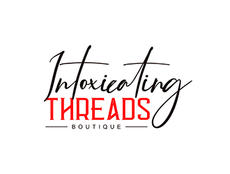 Intoxicating Threads Boutique  logo design by enzidesign