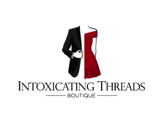 Intoxicating Threads Boutique  logo design by iamjason