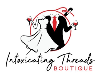 Intoxicating Threads Boutique  logo design by MonkDesign