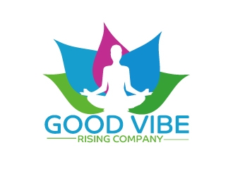 Good vibe rising company logo design by AamirKhan