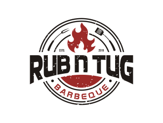 Rub N Tug BBQ logo design by SmartTaste